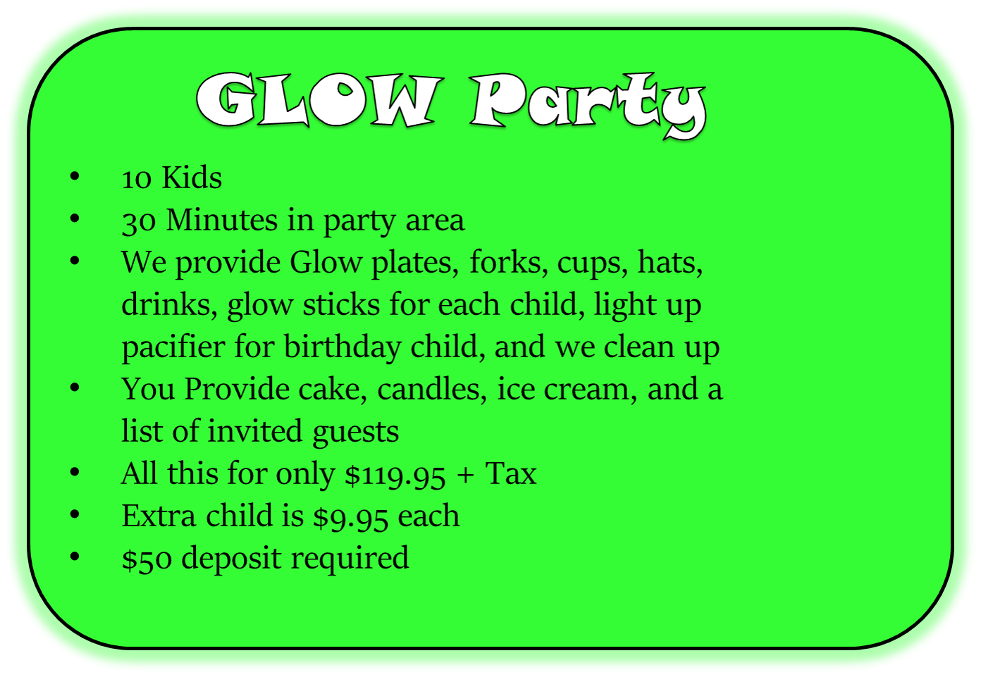 19 Glow Stick Birthday Party Ideas